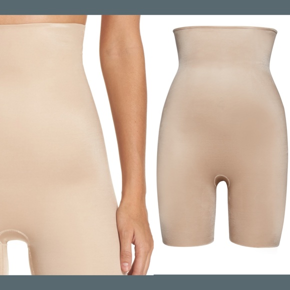 NEW Spanx Power Conceal Her High Waist Mid Thigh Short Shaper‎ [SZ Small ] - Picture 2 of 12